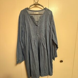 Sonoma Light Blue Chambray Top